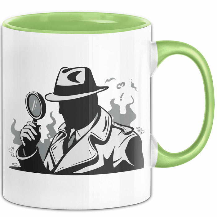 Mystisch Liebhaber Tasse Geschenkidee für Spannungsfreunde Grün Trendation