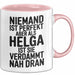 Helga Tasse Geschenk Niemand Ist Perfekt Helga Verdammt Nah Dran Geschenkidee Rosa Trendation