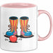 Clown Tasse Geschenkidee für Zirkus und Humorliebhaber Rosa Trendation