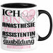 Anästhesietechnische Assistentin Ausbildung Start Geschenk Tasse Ich Bin Anästhesietechnische Assistentin In Der Ausbildung Ich Darf Das Kaffee-Becher Geschenkidee Schwarz Trendation