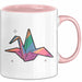 Origami Fan Tasse Geschenk Lustige Geschenkidee Spruch Für Papier Künstler Rosa Trendation