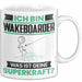Wakeboarder Tasse Geschenk für Wakeboarder Geburtstag Lustiger Spruch Kaffee-Becher Was Ist Deine Superkraft Weiß Trendation