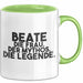 Beate Tasse Beate – Die Frau. Der Mythos. Die Legende. Geschenk Grün Trendation