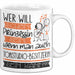 Tonstudio-Besitzerin Tasse Geschenk Spruch Wer Will Schon Prinzessin Sein Wenn Man Auch Tonstudio-Besitzerin Sein Kann Weiß Trendation