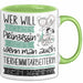 Tierheimmitarbeiterin Tasse Geschenk Spruch Wer Will Schon Prinzessin Sein Wenn Man Auch Tierheimmitarbeiterin Sein Kann Grün Trendation