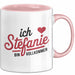 Stefanie Tasse Geschenk Ich Bin Vollkommen Stefanie Geschenkidee Geburtstag Rosa Trendation