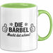 Bärbel Tasse Geschenk Die Bärbel Macht Dat Schon Geschenkidee Becher mit Name Grün Trendation