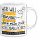 Volleyballspielerin Tasse Geschenk Spruch Wer Will Schon Prinzessin Sein Wenn Man Auch Volleyballspielerin Sein Kann Weiß Trendation
