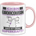 Großcousin Tasse Geschenk für Großcousin Geburtstag Lustiger Spruch Kaffee-Becher Was Ist Deine Superkraft Rosa Trendation