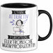 Elektronische Musikproduzentin Tasse Geschenk Becher Stark Attraktiv Furchtlos Elektronische Musikproduzentin Lustige Geschenkidee Trendation