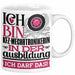 Kfz-Mechatronikerin Ausbildung Start Geschenk Tasse Ich Bin Kfz-Mechatronikerin In Der Ausbildung Ich Darf Das Kaffee-Becher Geschenkidee Weiß Trendation