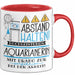 Aquarianerin Tasse Geschenk Lustig Abstand Halten Hochleistungs-Aquarianerin Mit Drang Zur Perfektion Bei Der Arbeit Rot Trendation