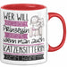 Katzensitterin Tasse Geschenk Spruch Wer Will Schon Prinzessin Sein Wenn Man Auch Katzensitterin Sein Kann Rot Trendation