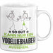 Vogelliebhaber Geschenk Tasse So Gut Kann Nur Ein Vogelliebhaber Aussehen Geschenkidee Kaffee-Becher Weiß Trendation