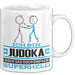 Judoka Geschenk Tasse Ich Bin Judoka Aber Sag Doch Einfach Superheld Lustige Geschenkdiee für Judoka Kaffee-Becher Weiß Trendation