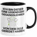 Gesangslehrer Geschenk Tasse Lustige Geschenkidee Geburtstag für Gesangslehrer Ich Bin Dieser Legendäre Gesangslehrer Von Dem Alle Geredet Haben Kaffee-Becher Schwarz Trendation