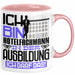 Hotelfachmann Ausbildung Tasse Geschenk Ich Bin Hotelfachmann In Der Ausbildung Ich Darf Das Geschenkidee Spruch Rosa Trendation