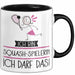 Geschenk für Squash-Spielerin Tasse Lustige Geschenkidee Geburtstag Ich Bin Squash-Spielerin Ich Darf Das Trendation