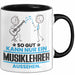Musiklehrer Geschenk Tasse So Gut Kann Nur Ein Musiklehrer Aussehen Geschenkidee Kaffee-Becher Schwarz Trendation