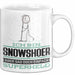 Snowshoer Geschenk Tasse Ich Bin Snowshoer Aber Sag Doch Einfach Superheld Lustige Geschenkdiee für Snowshoer Kaffee-Becher Weiß Trendation