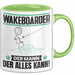 Wakeboarder Tasse Geschenk für Wakeboarder Der Mann Der Alles Kann Geschenkidee zum Geburtstag Grün Trendation
