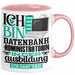 Datenbankadministratorin Ausbildung Start Geschenk Tasse Ich Bin Datenbankadministratorin In Der Ausbildung Ich Darf Das Kaffee-Becher Geschenkidee Rosa Trendation