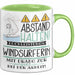 Windsurferin Tasse Geschenk Lustig Abstand Halten Hochleistungs-Windsurferin Mit Drang Zur Perfektion Bei Der Arbeit Grün Trendation
