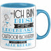 Outdoor-Bloggerin Tasse Geschenk Ich Bin Diese Eine Legendäre Outdoor-Bloggerin Von Der Alle Reden Geschenkidee Geburtstag Weihnachten Blau Trendation