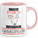Fußballspielerin Tasse Geschenk Becher Stark Attraktiv Furchtlos Fußballspielerin Lustige Geschenkidee Rosa Trendation