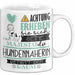Hundennäherin Tasse Geschenk Lustiger Spruch Bitte Erheben Sie Sich Seine Majestät Die Hundennäherin Betritt Den Raum Weiß Trendation