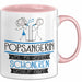 Popsängerin Weil Es Keinen Schöneren Beruf Gibt Tasse Geschenk für Eine Popsängerin Lustig Rosa Trendation