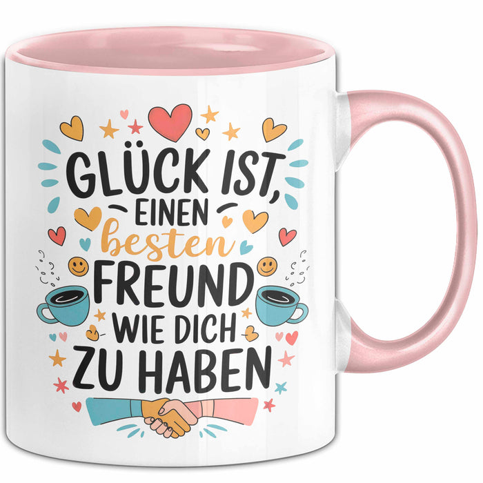 Beste Freundin Tasse Geschenkidee Eine Beste Freundin Rosa Trendation