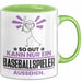 Baseballspieler Geschenk Tasse So Gut Kann Nur Ein Baseballspieler Aussehen Geschenkidee Kaffee-Becher Grün Trendation
