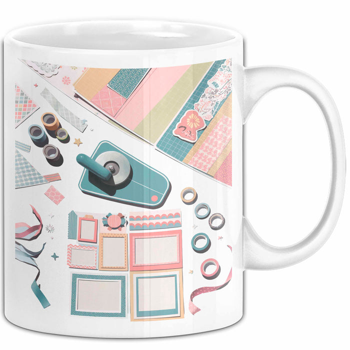 Scrapbooker Tasse Geschenk Lustige Geschenkidee Spruch Für Erinnerungs Bewahrer Weiß Trendation