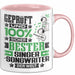 Singer-Songwriter Geschenk Lustiger Spruch für Singer-Songwriter Geschenkidee Bester Singer-Songwriter Der Welt Rosa Trendation