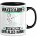 Wakeboarder Tasse Geschenk für Wakeboarder Der Mann Der Alles Kann Geschenkidee zum Geburtstag Schwarz Trendation