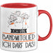 Geschenk für Bandmitglied Tasse Lustige Geschenkidee Geburtstag Ich Bin Bandmitglied Ich Darf Das Rot Trendation