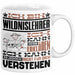 Wildnislehrer Geschenk Kaffee-Tasse Geschenkidee für Wildnislehrer Ich Bin Wildnislehrer Ich Kann Es Dir Erklären Jedoch Nicht Für Dich Verstehen Spruch Lustig Weiß Trendation