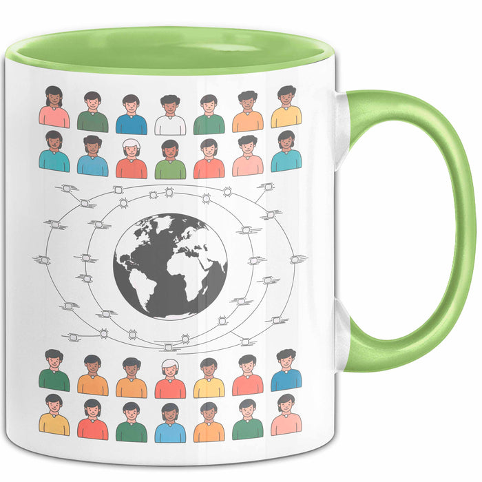 Soziologe Tasse Geschenk Lustige Geschenkidee Spruch Für Gesellschafts Denker Grün Trendation