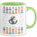 Soziologe Tasse Geschenk Lustige Geschenkidee Spruch Für Gesellschafts Denker Grün Trendation