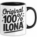 Ilona Tasse Geschenk Original 100% Ilona Geschenkidee Geburtstag Schwarz Trendation