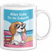 Büroarbeit Kollege Abschied Tasse Geschenk Lustige Geschenkidee Spruch Alles Gute Für Die Zukunft Weiß Trendation