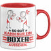 Boxer Geschenk Tasse So Gut Kann Nur Ein Boxer Aussehen Geschenkidee Kaffee-Becher Rot Trendation