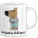 Im Just A Chill Guy Ich Bin Einfach Nur Ein Gechillter Entspannter Typ Tasse Geschenk Dank Meme Liebhaber Just A Chill Guy Weiß Trendation