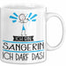 Geschenk für Sängerin Tasse Lustige Geschenkidee Geburtstag Ich Bin Sängerin Ich Darf Das Weiß Trendation