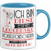 Vogelforscherin Tasse Geschenk Ich Bin Diese Eine Legendäre Vogelforscherin Von Der Alle Reden Geschenkidee Geburtstag Weihnachten Blau Trendation
