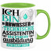 Abwassertechnische Assistentin Ausbildung Start Geschenk Tasse Ich Bin Abwassertechnische Assistentin In Der Ausbildung Ich Darf Das Kaffee-Becher Geschenkidee Grün Trendation