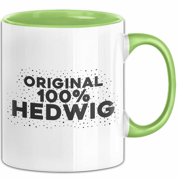 Hedwig Tasse Original 100% Hedwig Geschenk Grün Trendation