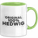 Hedwig Tasse Original 100% Hedwig Geschenk Grün Trendation