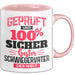 Schwiegervater Tasse Geschenk Geprüft Und Hundert Prozent Sicher Bester Schwiegervater Der Welt Becher Rosa Trendation